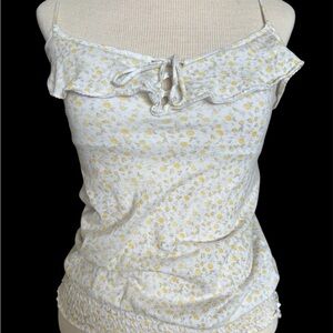 American Eagle Outfitters Yellow Floral Camisole